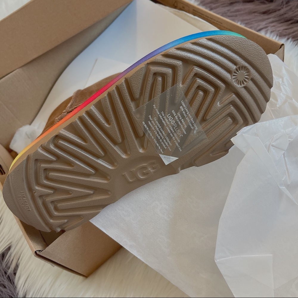 UGG® Rainbow Genuine Shearling Lined Boot - Picture 4 of 9